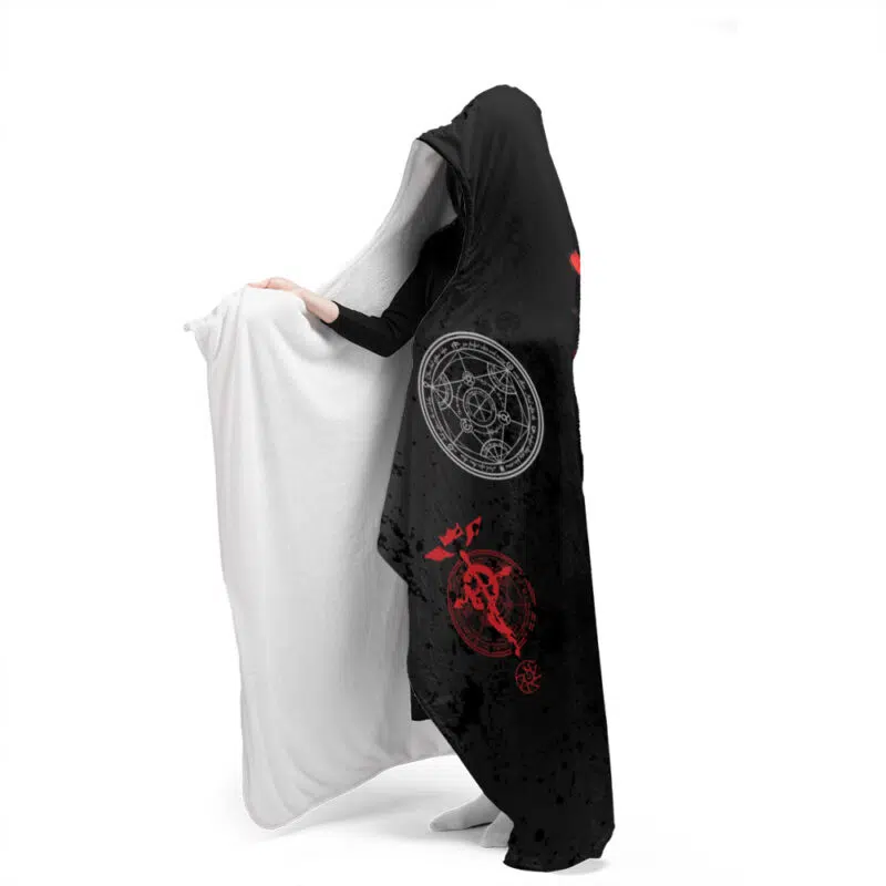 Transmutation Cycle Fullmetal Alchemist Hooded Blanket