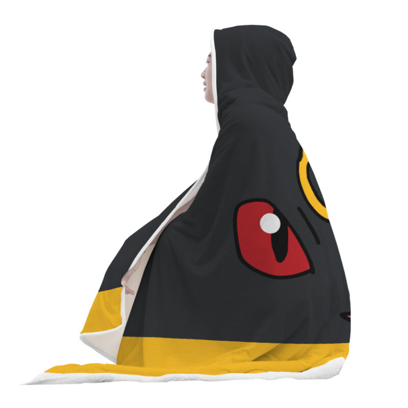 Umbreon Pokemon Hooded Blanket