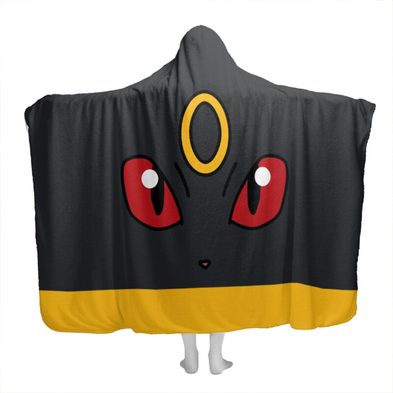 Umbreon Pokemon Hooded Blanket