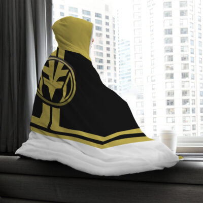 White Ranger Mighty Morphine Power Rangers Hooded Blanket