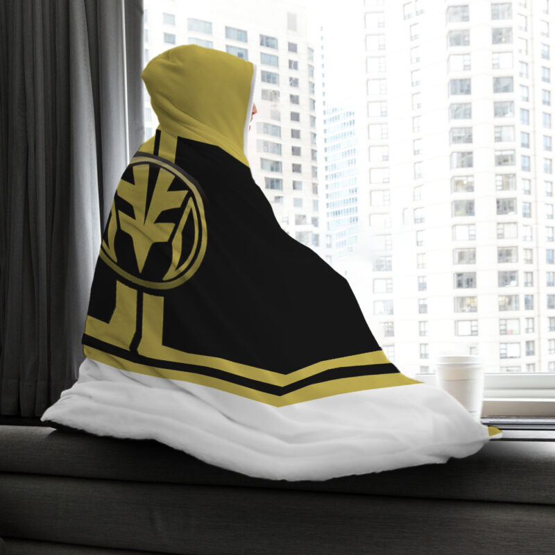 White Ranger Mighty Morphine Power Rangers Hooded Blanket