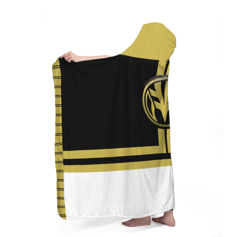White Ranger Mighty Morphine Power Rangers Hooded Blanket