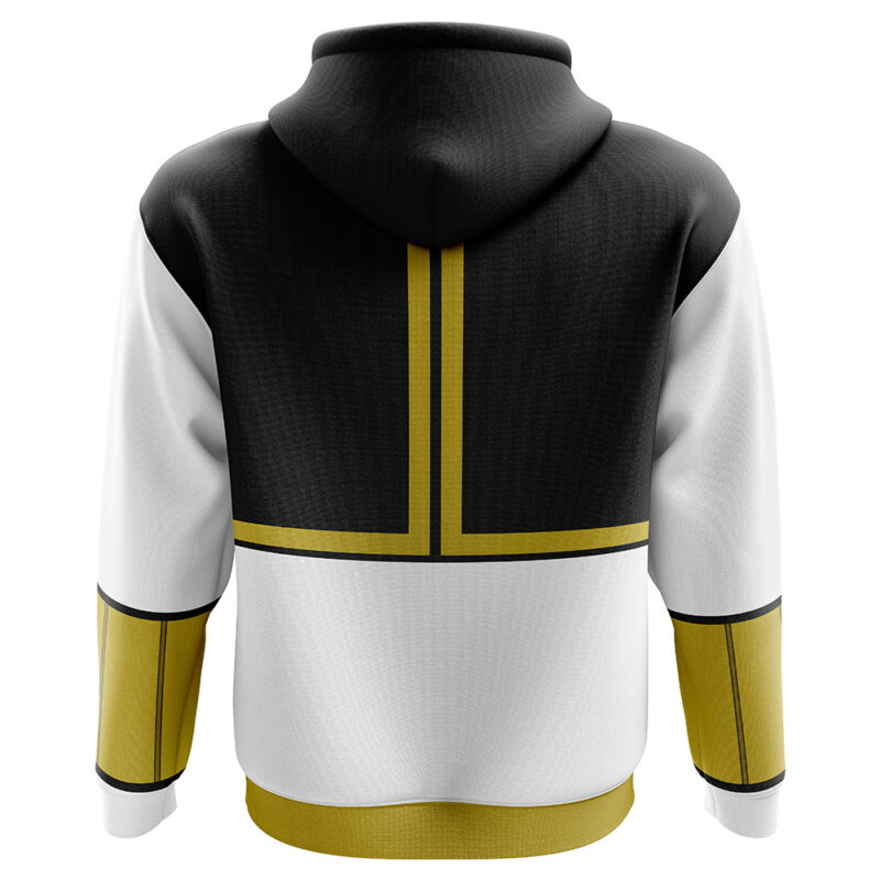 White Ranger Mighty Morphin Power Rangers Hoodie - Image 2