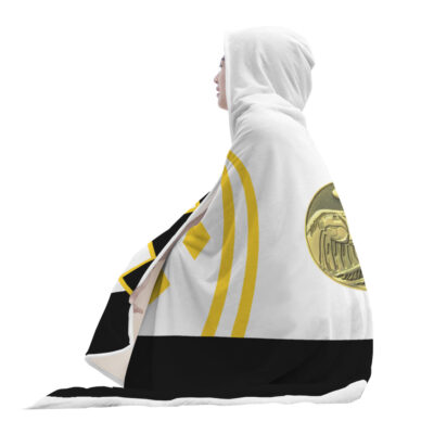 White Ranger Ninjetti Power Rangers Hooded Blanket