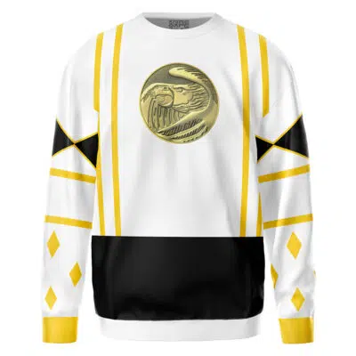 White Ranger Ninjetti Power Rangers Sweatshirt