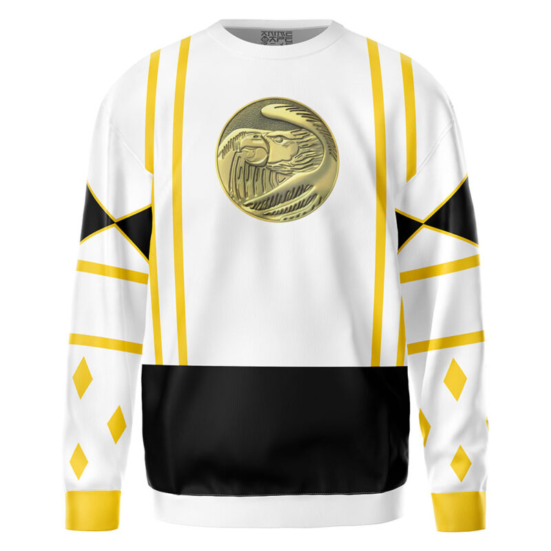 White Ranger Ninjetti Power Rangers Sweatshirt