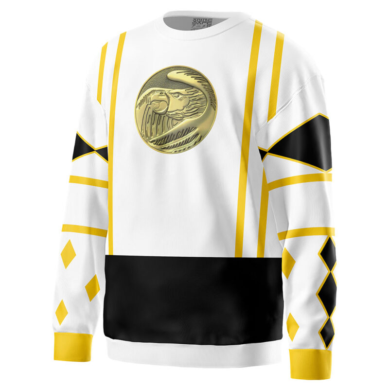 White Ranger Ninjetti  Rangers Sweatshirt - Image 2