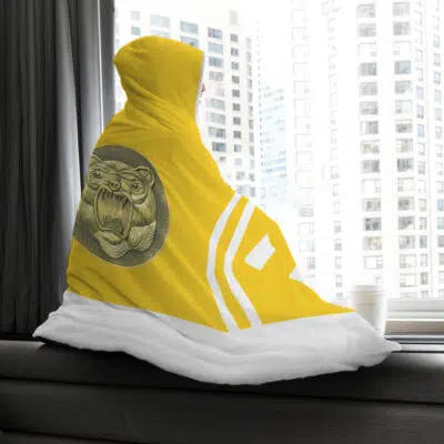 Yellow Ranger Ninjetti Power Rangers Hooded Blanket