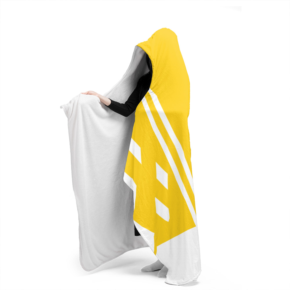 Yellow Ranger Ninjetti Power Rangers Hooded Blanket