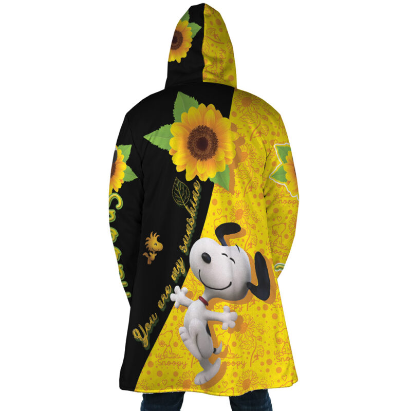 You Are My Sunshine Snoopy Peanuts Dream Cloak Coat - Image 5