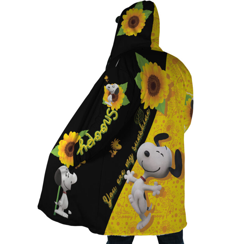 You Are My Sunshine Snoopy Peanuts Dream Cloak Coat - Image 4