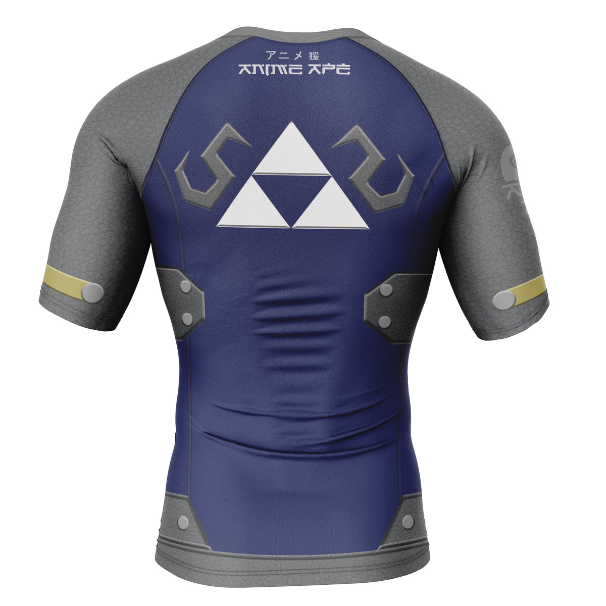 Zelda Shield Style Zelda Short Sleeve Rash Guard Compression