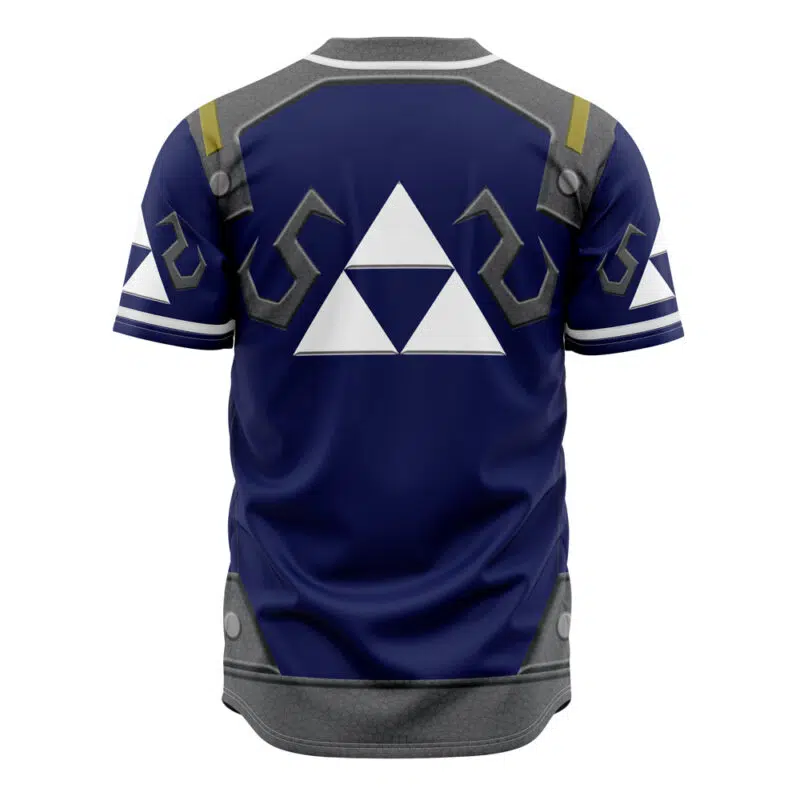 Zelda Shield Style Zelda Baseball Jersey - Image 3