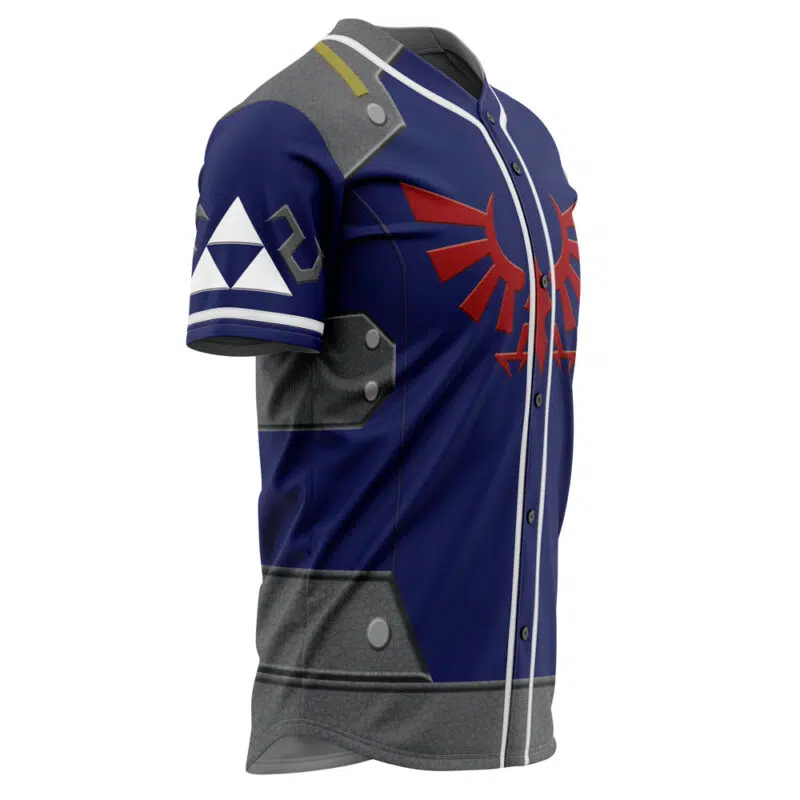 Zelda Shield Style Zelda Baseball Jersey - Image 2