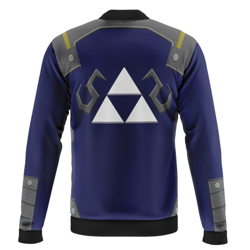 Zelda Shield Style Zelda Casual Bomber Jacket - Image 2
