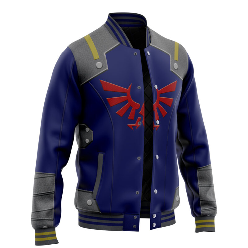 Zelda Shield Style Zelda Varsity Jacket - Image 2