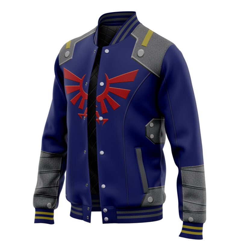 Zelda Shield Style Zelda Varsity Jacket - Image 3