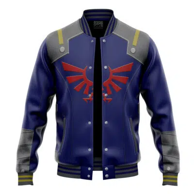 Zelda Shield Style The Legend of Zelda Varsity Jacket
