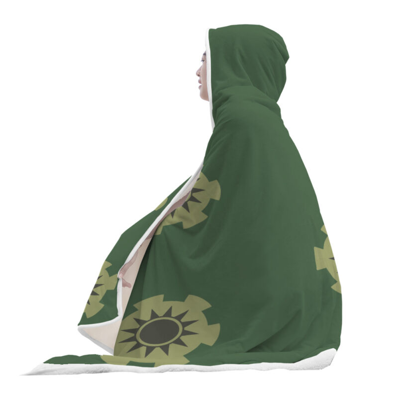 Zoro Wano Pattern One Piece Hooded Blanket