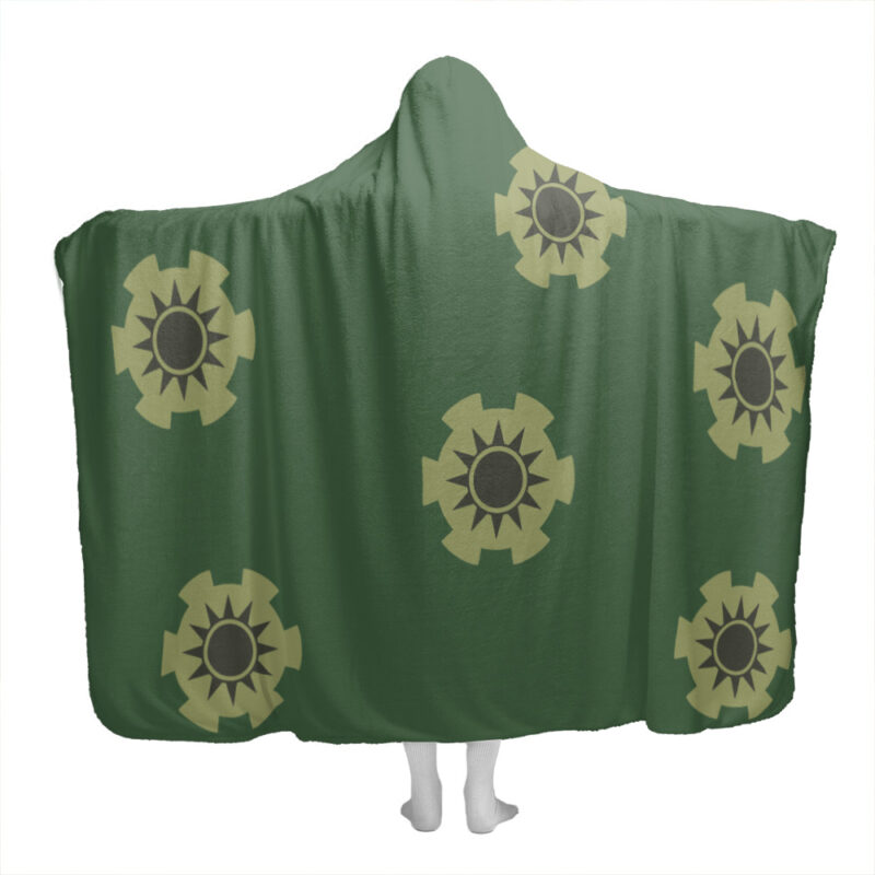 Zoro Wano Pattern One Piece Hooded Blanket