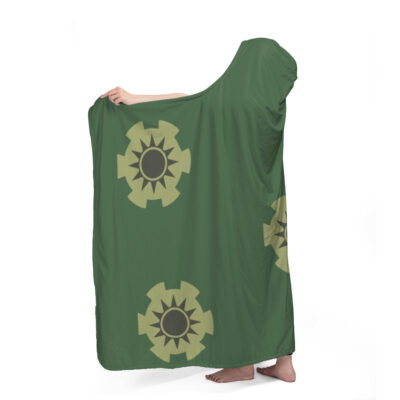 Zoro Wano Pattern One Piece Hooded Blanket