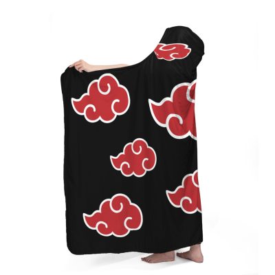 Akatsuki Naruto Hooded Blanket