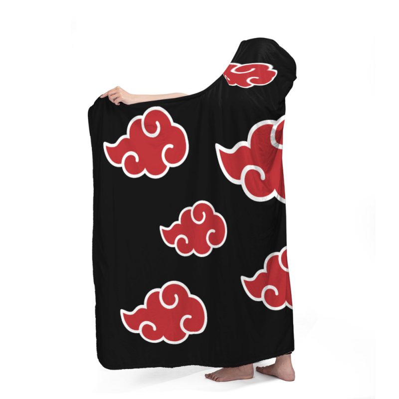 Akatsuki Naruto Hooded Blanket