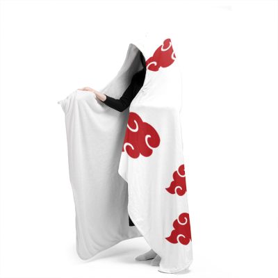 Akatsuki White Naruto Hooded Blanket