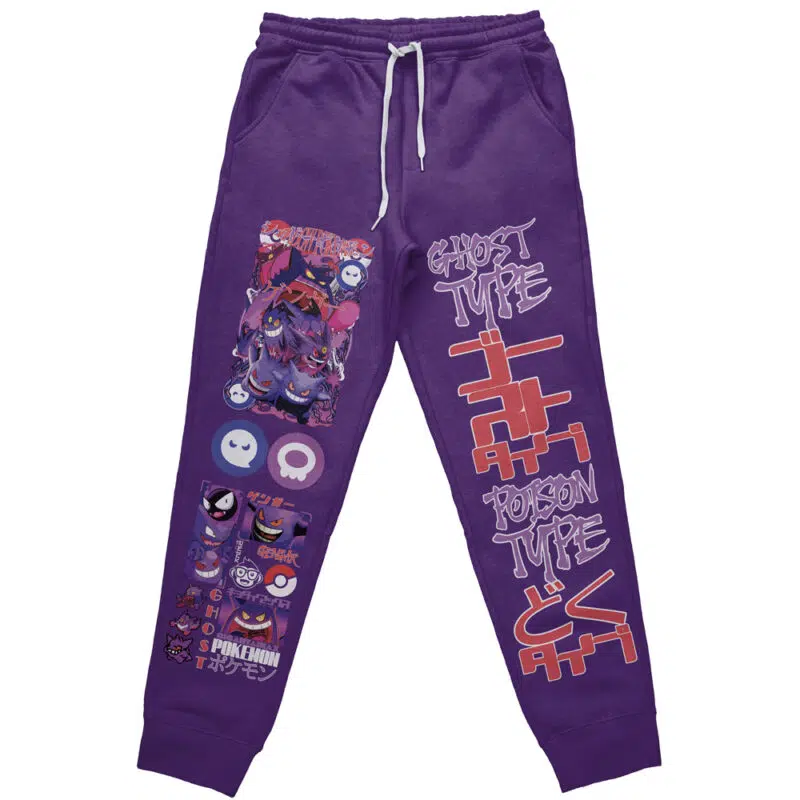 Gengar V5 Pokemon Streetwear Sweatpants