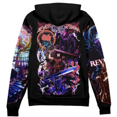 Guts V4 Berserk Streetwear Zip Hoodie Jacket