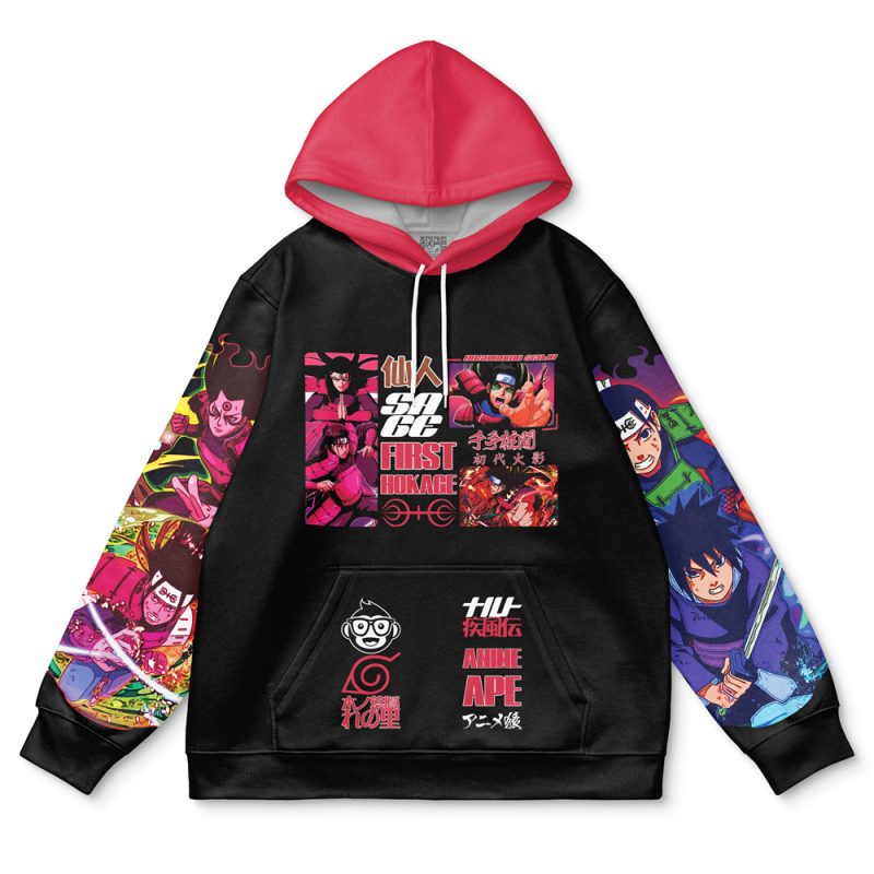 Hashirama Senju V3 Shippuden Streetwear Hoodie - Image 2