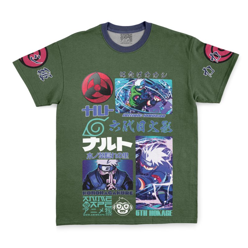 Hatake Kakashi V2 Shippuden Streetwear T-Shirt - Image 3