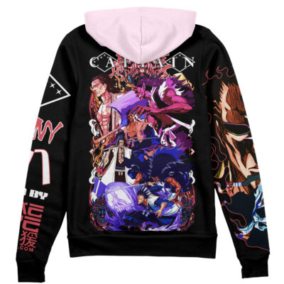 Zaraki Kenpachi V4 Bleach Streetwear Zip Hoodie Jacket