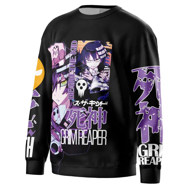 Death the Kid Soul Eater Streetwear Sweatshirt - Image 2