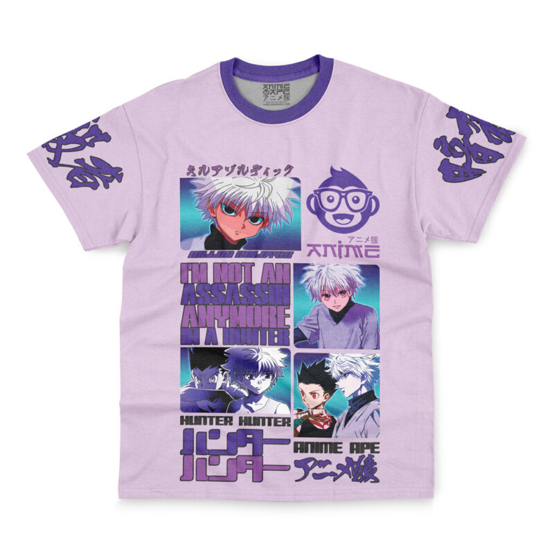 Killua Zoldyck V4 Hunter x Hunter Streetwear T-Shirt - Image 4