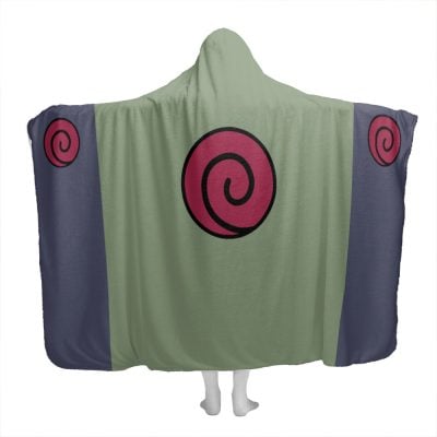 Konoha Jonin Naruto Hooded Blanket