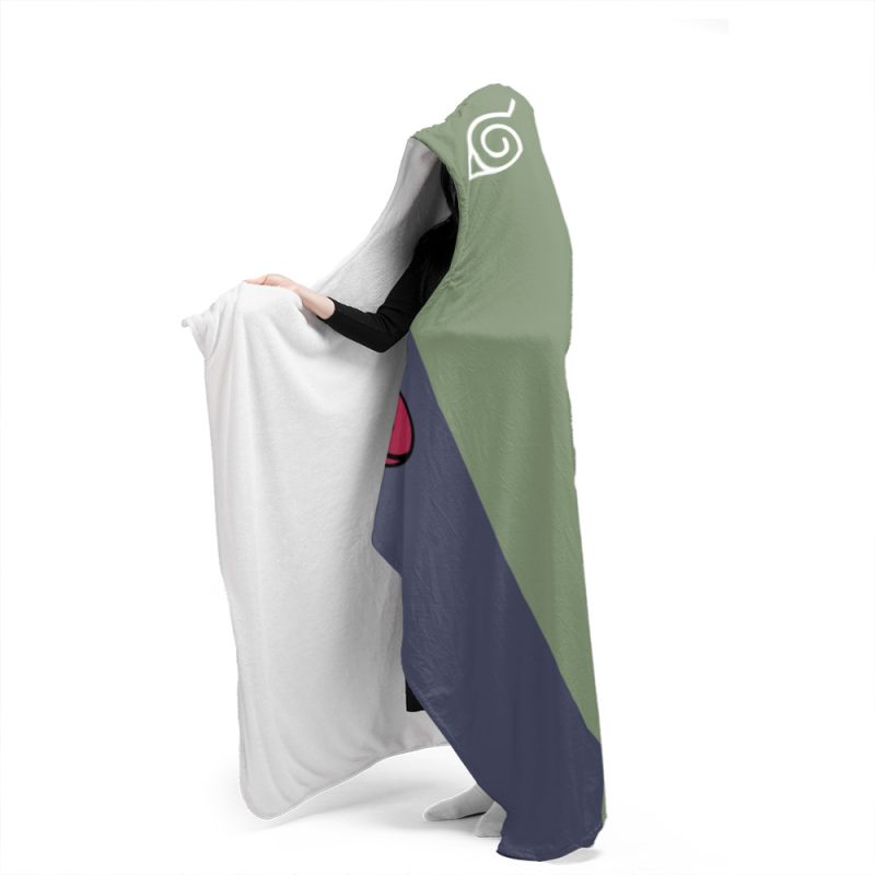 Konoha Jonin Naruto Hooded Blanket