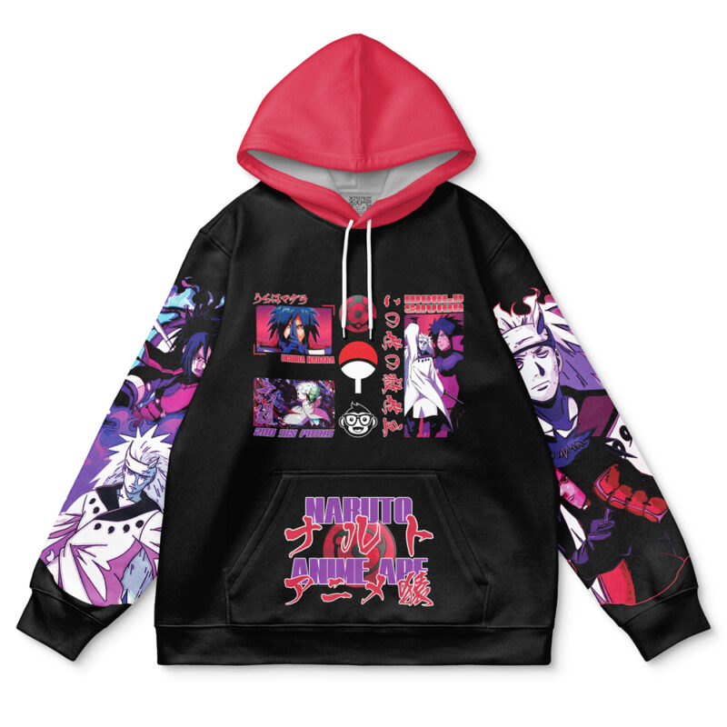 Uchiha Madara V3 Shippuden Streetwear Hoodie - Image 2