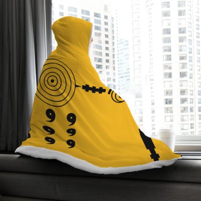 Nine-Tails Chakra Mode Naruto Hooded Blanket
