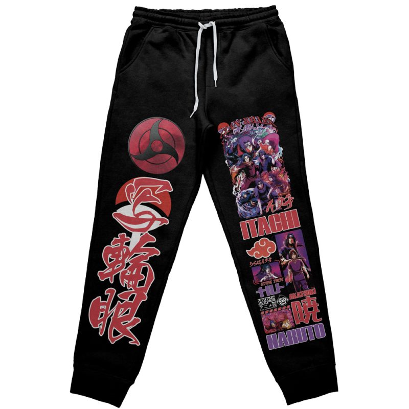 Uchiha Itachi V4 Naruto Streetwear Sweatpants