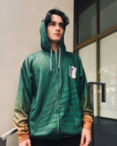 Survey Corps Attack on Titan Zip Hoodie Jacket