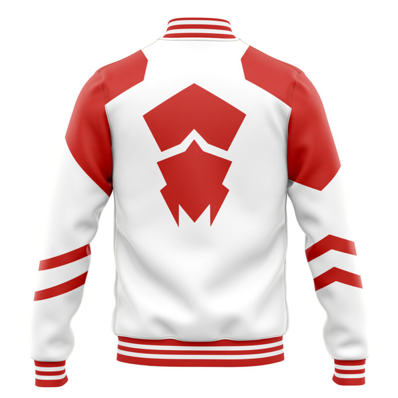 Across The Spider Verse 2099 Spiderman White Marvel Varsity Jacket