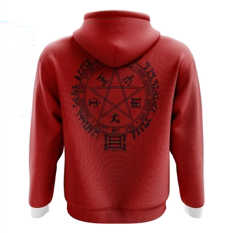 Alucard Emblem Hellsing Zip Hoodie Jacket - Image 2