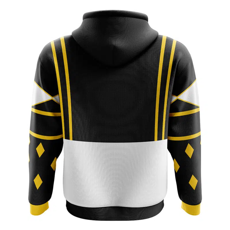 Black Ranger Ninjetti  Rangers Zip Hoodie Jacket - Image 2