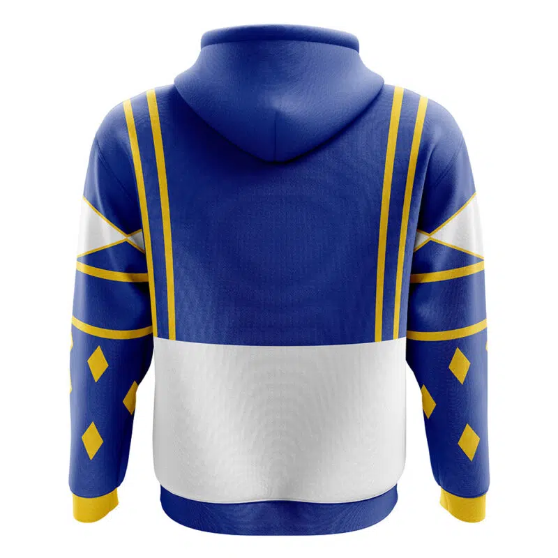 Blue Ranger Ninjetti  Rangers Zip Hoodie Jacket - Image 2