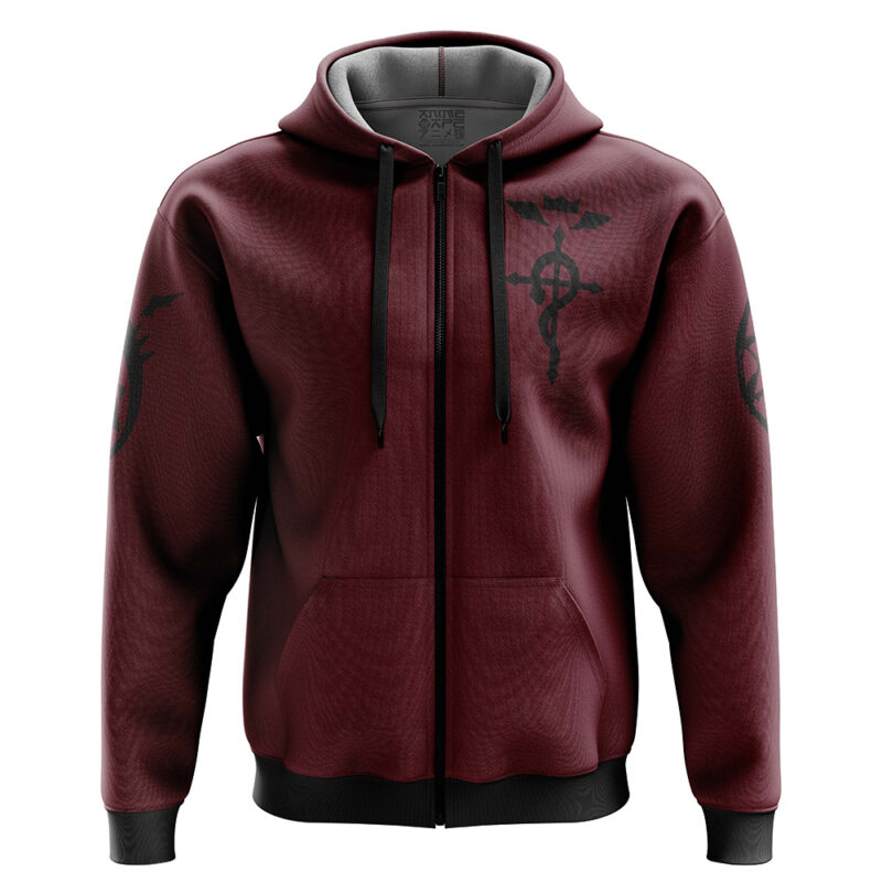 Edward Fullmetal Alchemist Zip Hoodie Jacket