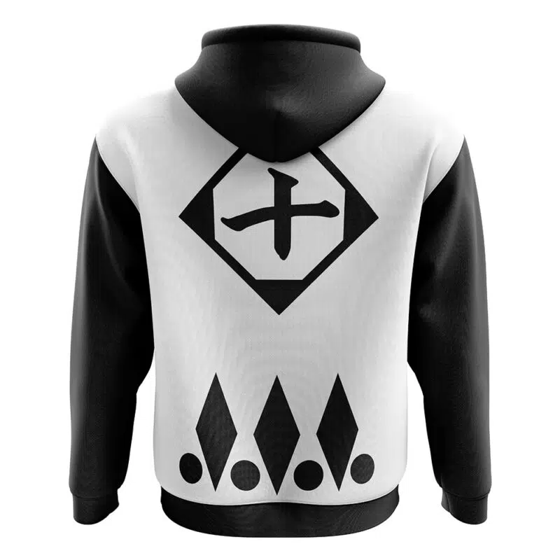 Gotei 13 10th Division Captain Toshiro Hitsugaya Bleach Zip Hoodie Jacket - Image 2