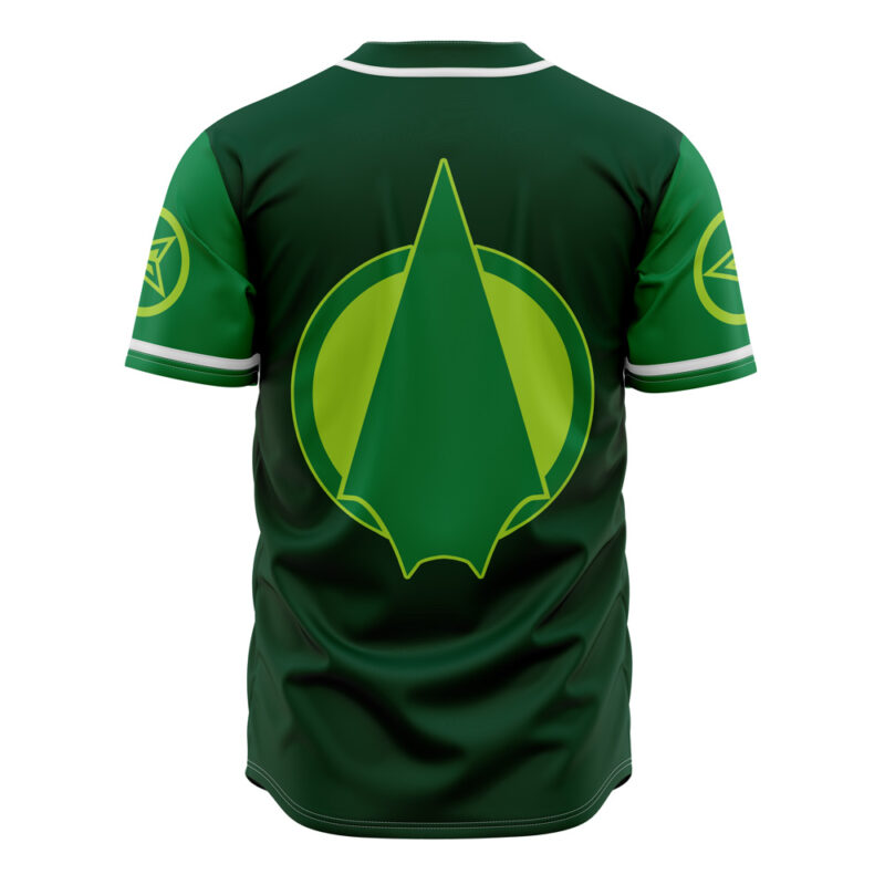 Green Arrow DC Comics Baseball Jersey - Image 3