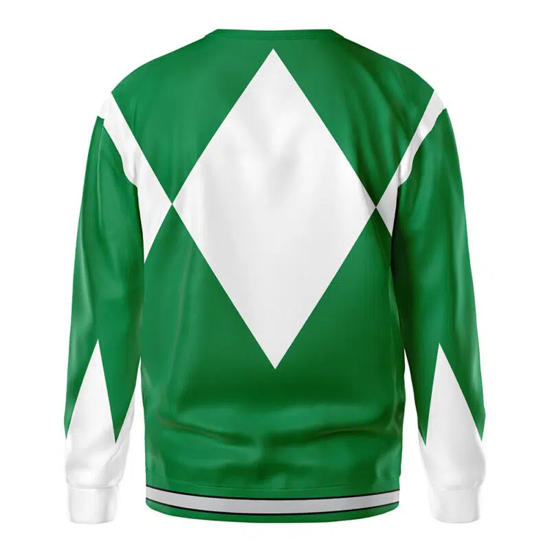 Green Ranger Mighty Morphin Power Rangers Sweatshirt - Image 3