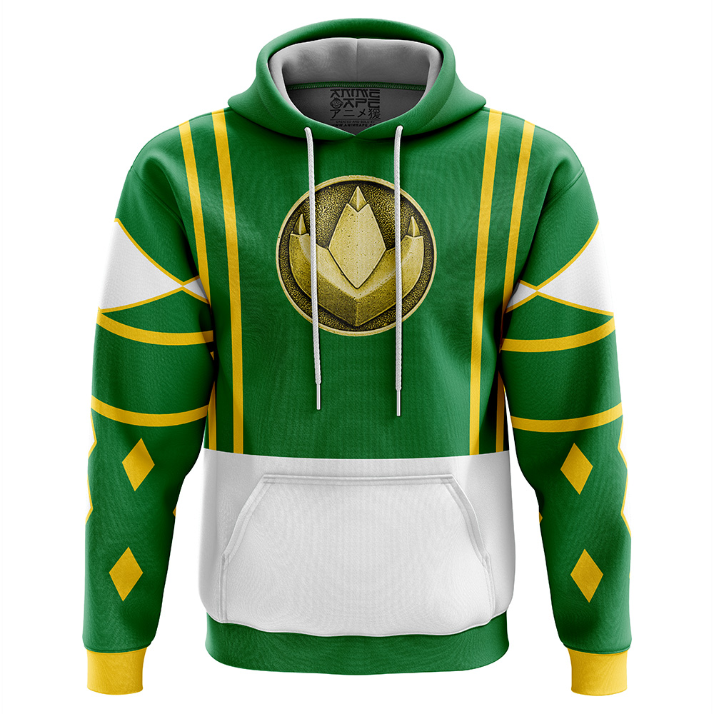 Green Ranger Ninjetti Power Rangers Hoodie - Anime Ape